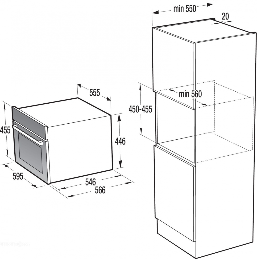 Духовой шкаф gorenje bcm547s12x